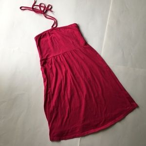 Hurley magenta pink spaghetti strap halter top/ mini dress. Size XS( Junior)